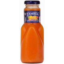 Lambda | Zanahoria-Naranja Karotten-Orangen-Saft 250ml Glasflasche (Gran Canaria)