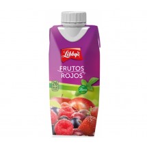 Libby's | Frutos Rojos Stevia sin azucar Rote-Früchte-Saft zuckerfrei 330ml Tetrapack (Teneriffa)