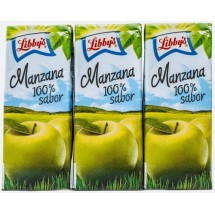 Libby's | Manzana 100% sabor Apfelsaft 3x200ml Tetrapack (Teneriffa)