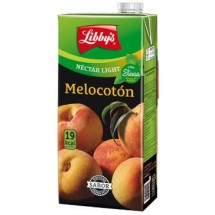 Libby's | Melocoton Nectar Light Stevia Pfirsichsaft zuckerfrei 1l Tetrapack (Teneriffa)