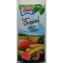 Libby's | Tropical 100% sabor Mehrfruchtsaft 1l Tetrapack (Teneriffa)