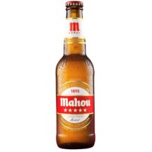 Mahou 5 Estrella Cerveza Pilsen Bier 6x 330ml Flasche (Teneriffa)