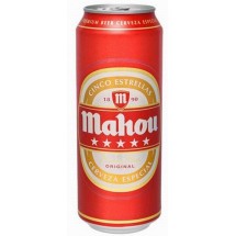 Mahou 5 Estrella Cerveza Pilsen Bier 500ml Dose (Teneriffa)