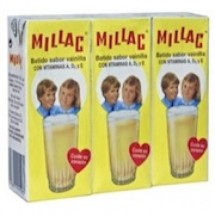 Millac | Leche Batida al Vanilla Vanillemilch 3er-Pack 3x 200ml (Gran Canaria)