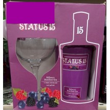 Status | 15 Bilberry Distilled Gin 5 Times Distilled 40% Vol. 700ml + Gin-Glas (Gran Canaria)