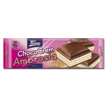 Tirma | ChocoCrem Ambrosia | Tafel Schokolade mit Waffel 280g (Gran Canaria)