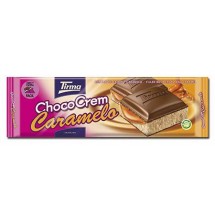 Tirma | ChocoCrem Caramelo Tafel Schokolade mit Karamell-Keksfüllung 133g (Gran Canaria)
