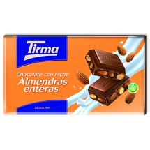 Tirma | Chocolate con Leche Almendras enteras Nussschokolade 150g (Gran Canaria)