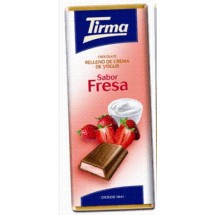Tirma | Chocolate Sabor Fresa Milchschokolade Erdbeercremefüllung 95g (Gran Canaria)