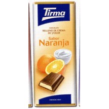 Tirma | Chocolate Sabor Naranja Vollmilchschokolade Orangencremefüllung 95g (Gran Canaria)