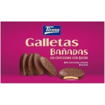 Tirma | Galletas Banadas en chocolate con leche 180g (Gran Canaria)