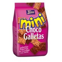 Tirma | Mini Choco Galletas Chocolate con Leche Vollmilch-Schokolade auf Kekse 125g (Gran Canaria)