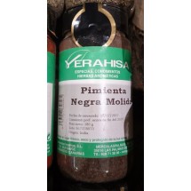 Yerahisa | Pimienta negra molida Schwarzer Pfeffer gemahlen 180g Dose (Gran Canaria)